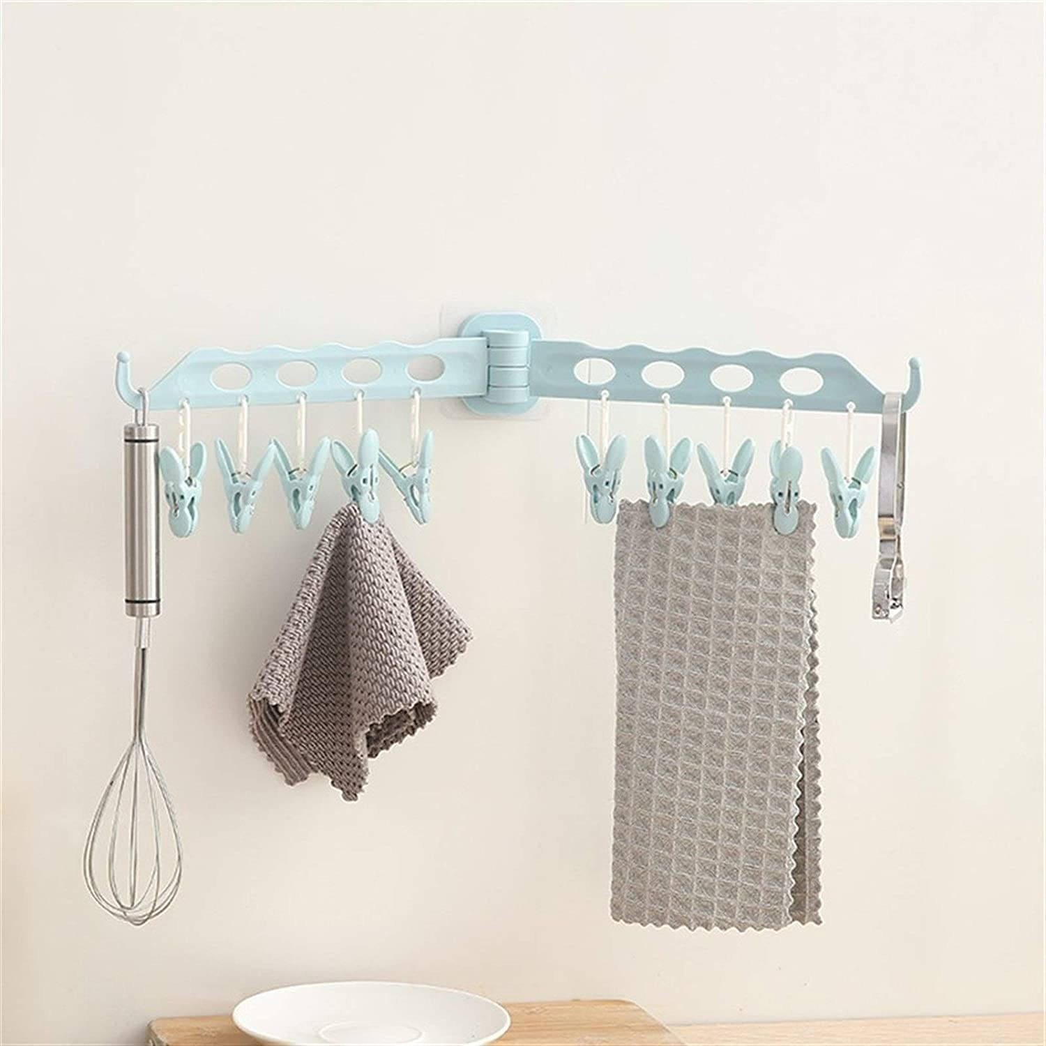 8 Hole Hanger Organizer, Multifunctional Folding Magic Hanger, Drying Rack Clothes Storage 8 Hole Hanger Organizer, Multifunctional Folding Magic Hanger, Drying Rack Clothes Storage